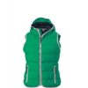 Ladies Maritime Vest - irish green/white