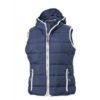 Ladies Maritime Vest - navy/white