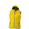 Ladies Maritime Vest - sun yellow/white