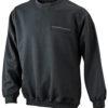 Werbeartikel Sweatshirt Round Pocket Men - black