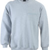 Werbeartikel Sweatshirt Round Pocket Men - greyheather