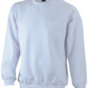 Werbeartikel Sweatshirt Round Pocket Men - white