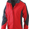 Werbeartikel Damen jacke 2 in 1 - red/black