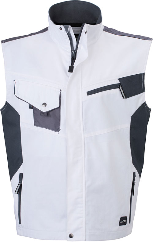 DWorkwear Vest - white/carbone