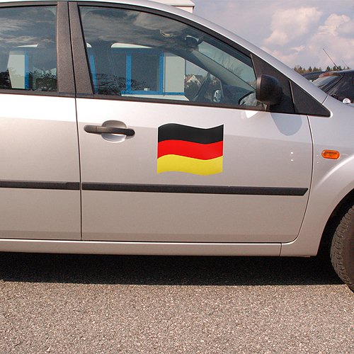 Deutschland Flagge als Automagnet