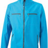 Herren Softshell Jacke Tailord James and Nicholson - turquoise