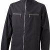 Herren Softshell Jacke Tailord James and Nicholson - black