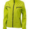 Damen Softshelljacke Tailord James and Nicholson - acid yellow