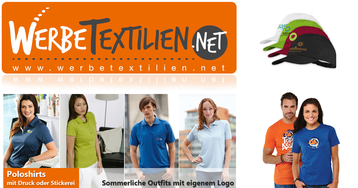 Werbetextilien und Werbeartikel mit Ihrem Logo kaufen