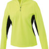Ladies Running Shirt Langarm James & Nicholson - fluo-yellow/black