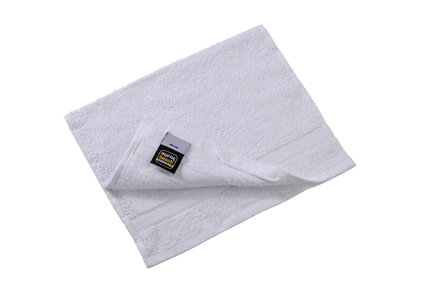 Discreet Guest Towel Myrtle Beach - white