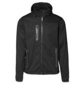 Identity Leichte Softshell Herrenjacke - schwarz