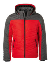 Men's Winter Jacket - red/anthracite-melange