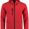 Active Softshell Hooded Jacket Stedman - red