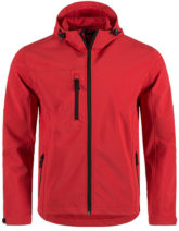 Active Softshell Hooded Jacket Stedman - red