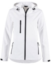 Active Women Softshell Hooded Jacket Stedman - white
