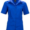 Ladies Business Shirt Short Sleeved James & Nicholson - royal
