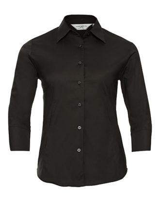 Ladies Fitted Shirt Russel Z946F - black