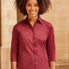 Ladies Fitted Shirt Russel - port