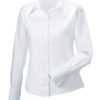 Ladies Long Sleeve Ultimate Non Iron Shirt Russell - white