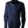 Ladies Long Sleeved Blouse James & Nicholson - navy