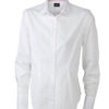 Ladies Long Sleeved Blouse James & Nicholson - white