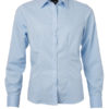 Ladies Shirt Longsleeve Oxford James & Nicholson - light blue