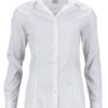 Ladies Shirt Slim Fit James & Nicholson - white