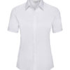 Ladies Short Sleeve Ultimate Stretch Shirt Russel - white