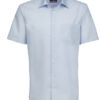 Mens Shirt Modern Fit Shortsleeve Seidensticker - light blue