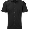 Mens Short Sleeve Ultimate Stretch Shirt Russel - black