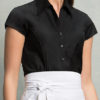Womens Bar Shirt Cap Sleeve Bargear - Black