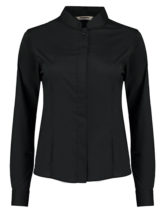 Womens Bar Shirt Mandarin Collar Long Sleeve Bargear Womens Bar Shirt Mandarin Collar Long Sleeve Bargear