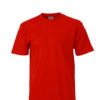 Basic T Shirt James & Nicholson - red