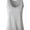 Ladies Slub Top James & Nicholson - light grey