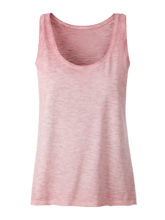 Ladies Slub Top James & Nicholson - soft pink Ladies Slub Top James & Nicholson - soft pink