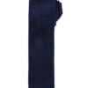Slim Knitted Tie Premier - navy