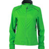 Ladies Performance Jacket James & Nicholson - green iron grey