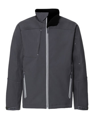 Mens Bionic Softshell Jacket Russell - iron grey