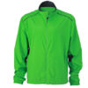 Mens Performance Jacket James & Nicholson - green iron grey