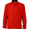 Mens Performance Jacket James & Nicholson - tomato black