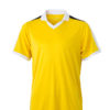 V Neck Team Shirt James & Nicholson - yellow