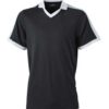 V Neck Team Shirt James & Nicholson - black