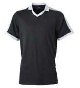 V Neck Team Shirt James & Nicholson - black