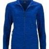 Damen Fleecejacke James & Nicholson - royal melange blue