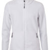 Ladies Fleece Jacket James & Nicholson - white