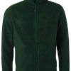 Mens Fleece Jacket James & Nicholson - dark green