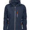 Tulsa Ladies Softshell Jacket Grizzly - marine