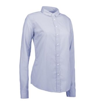 Identity Casual Stretch Bluse - hellblau