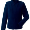 Ladies Microfleece Full Zip Russell - french navy